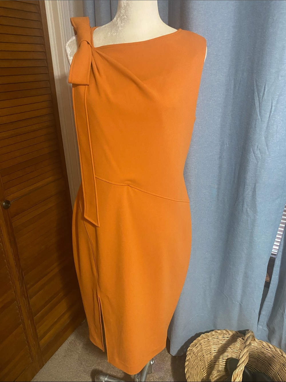 Calvin Klein Dress with Shoulder Tie